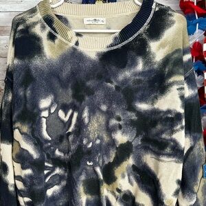 NATURAL LIFE tie-dye cropped sweater